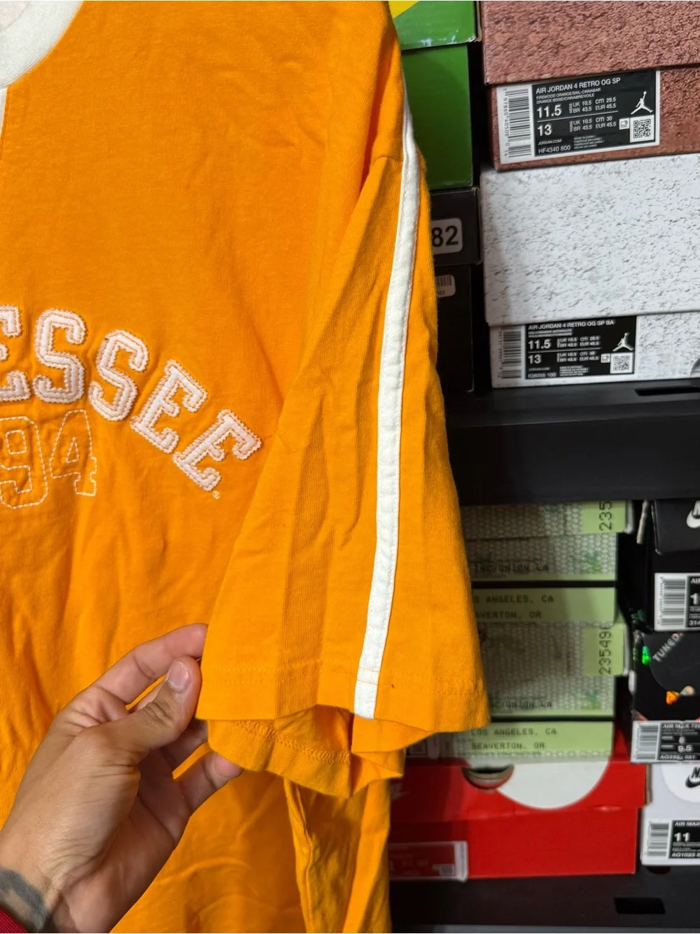 Vintage Tennessee Vols Y2K Nike Center Swoosh Logo TN Volunteers T Shirt Men XXL